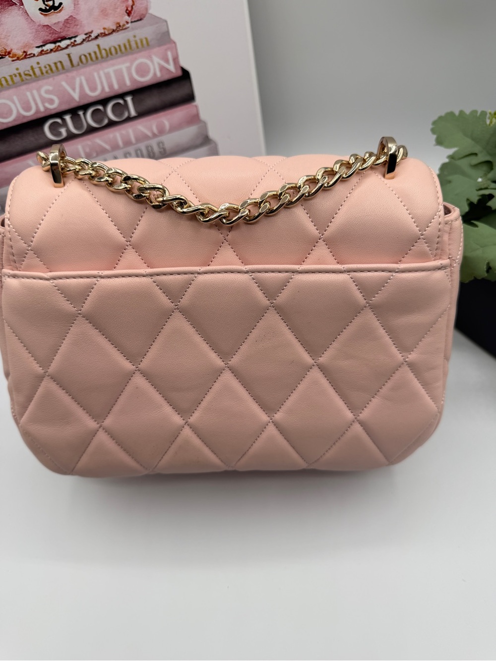 Kate Spade Blush Pink Quilted Chain Crossbody Bag - Picture 4 of 13
